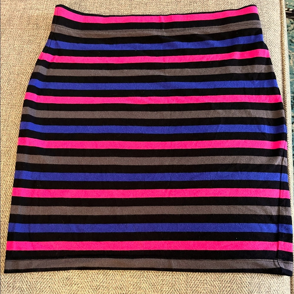 Mini Skirt - strip Multi ~ Colored